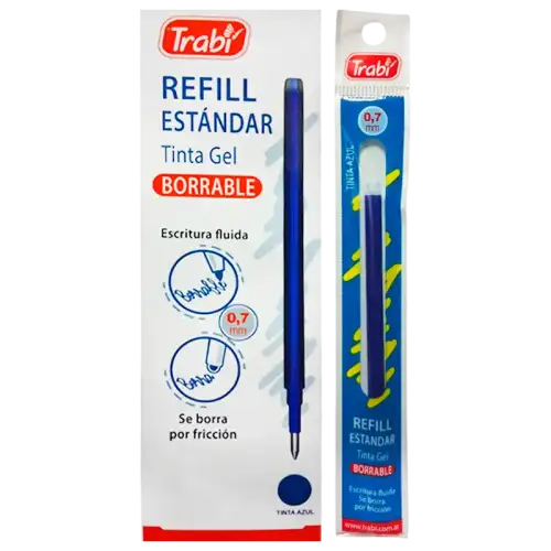 TANQUE REPUESTO STANDAR TINTA BORRABLE TRABI