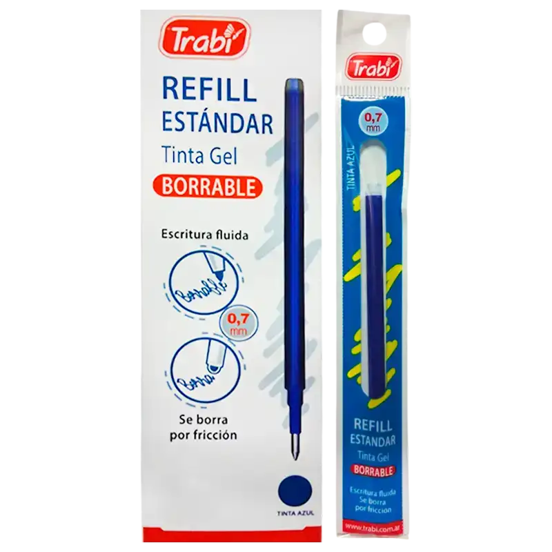 TANQUE REPUESTO STANDAR TINTA BORRABLE TRABI
