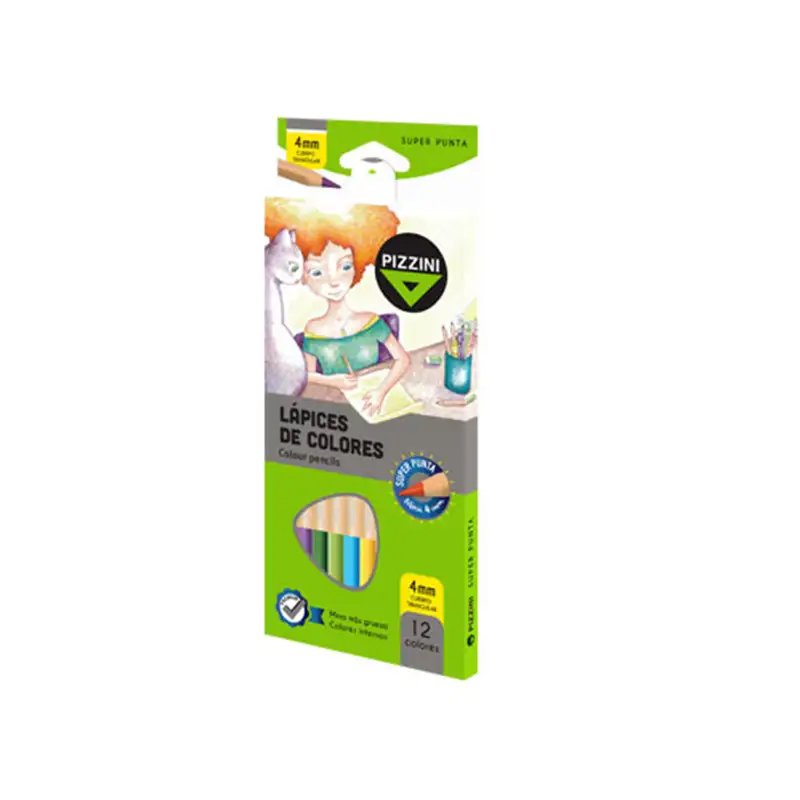LAPICES PIZZINI SUPERMINA X12 LARGOS