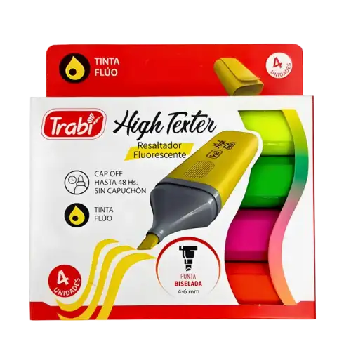 RESALTADOR HIGH TEXTER X4 TRABI