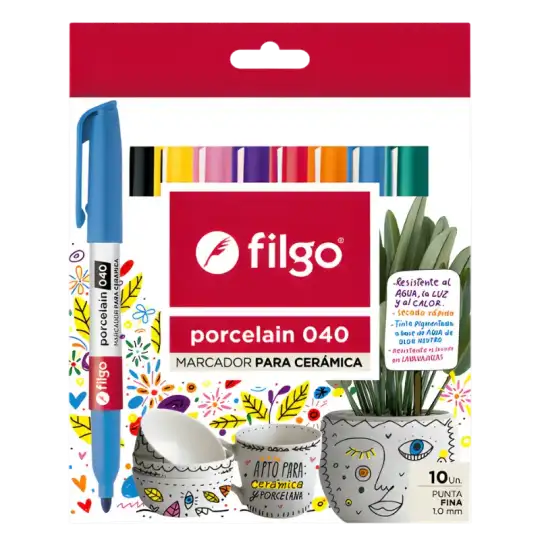 MARCADOR PARA CERAMICA X10 FILGO