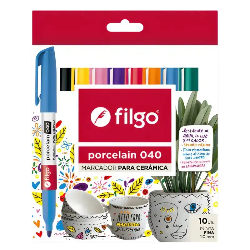 MARCADOR PARA CERAMICA X10 FILGO