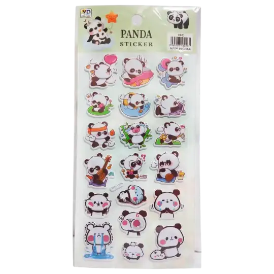 STICKER PANDA GOMA EVA