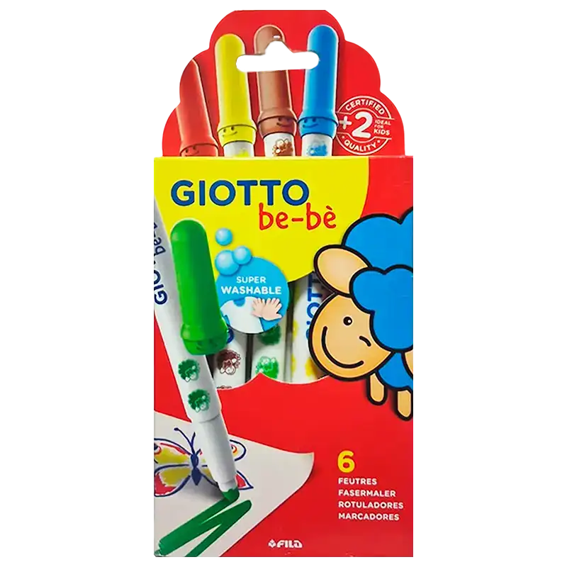 MARCADOR BEBE X6 GIOTTO