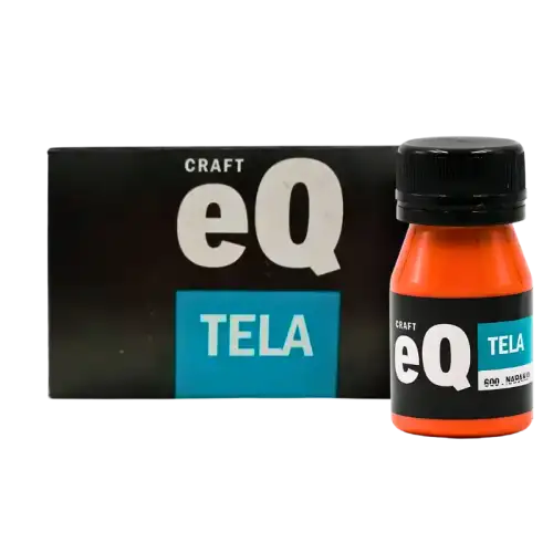PINTURA PARA TELA NARANJA 37CC EQ