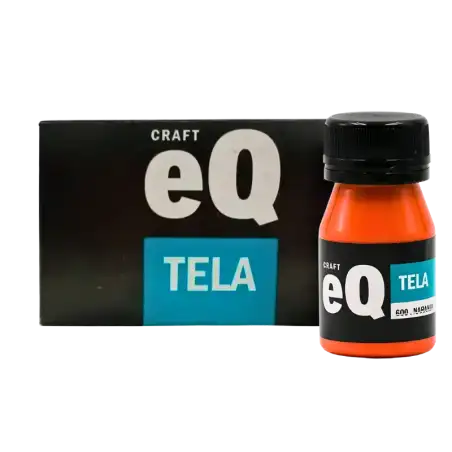 PINTURA PARA TELA NARANJA 37CC EQ