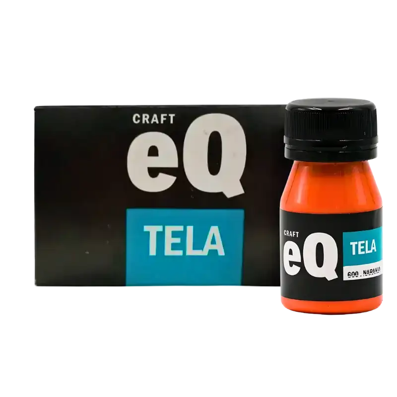 PINTURA PARA TELA NARANJA 37CC EQ