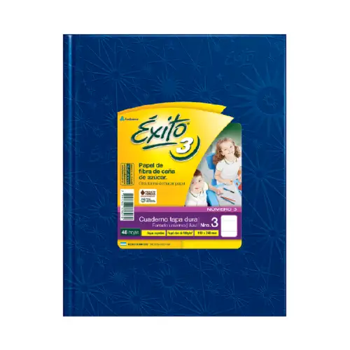 CUADERNO E3 19X23 ARANIA AZUL 48H RAY EXITO