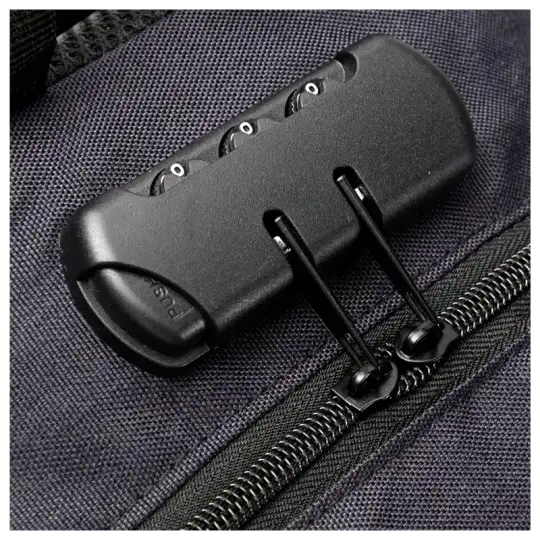 MOCHILA PORTA NOTEBOOK CON CERRADURA 18PULG