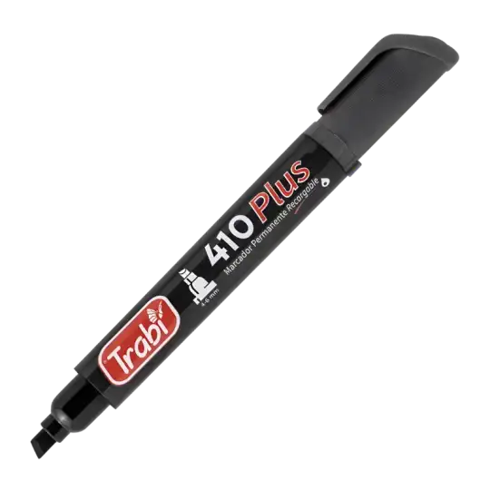 MARCADOR PERMANENTE 410 X1 NEGRO TRABI