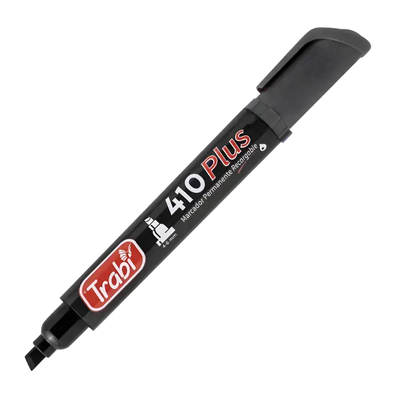 MARCADOR PERMANENTE 410 X1 NEGRO TRABI
