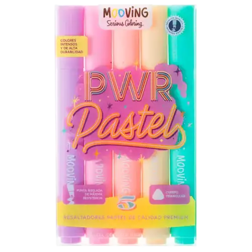 RESALTADORES MOOVING PASTEL X5U