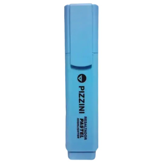 RESALTADOR 2x1 PIZZINI P.BISEL CELESTE PASTEL