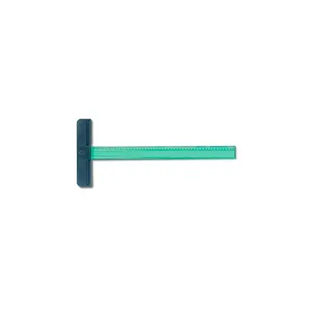 REGLA T 50CM VERDE PIZZINI