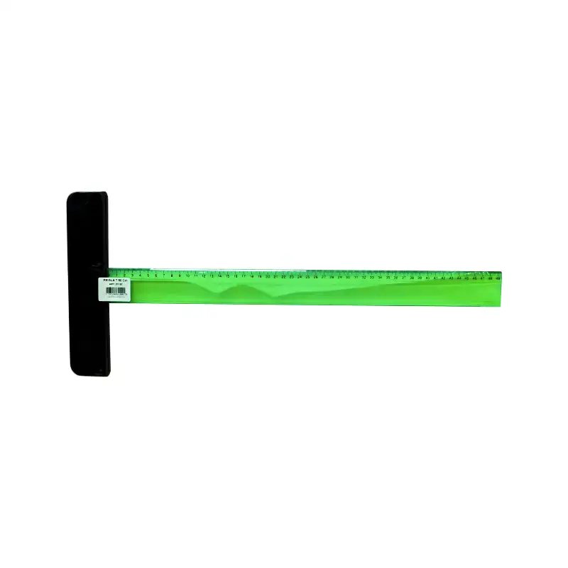 REGLA T 50CM VERDE PIZZINI
