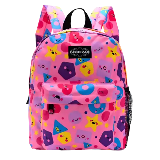MOCHILA GOODPACK PRINT ROSA 12PULG