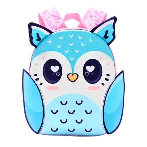 MOCHILA KAWAII TERMOFORMADA LECHUZA 12PULG