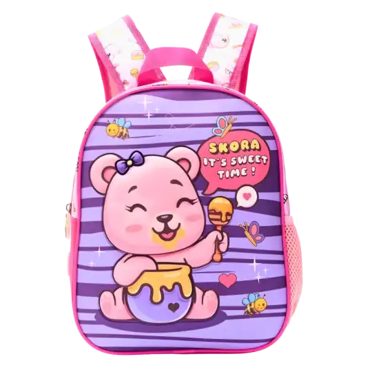 MOCHILA PETIT TERMOFORMADA OSITA MIEL 12PULG