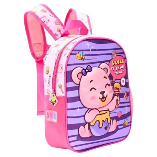 MOCHILA PETIT TERMOFORMADA OSITA MIEL 12PULG