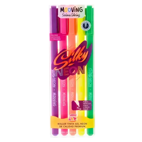 ROLLER TINTA GEL NEON X5 MOOVING