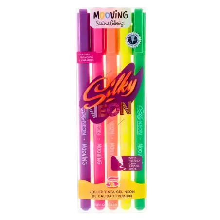 ROLLER TINTA GEL NEON X5 MOOVING