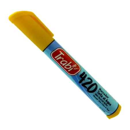 MARCADOR TRABI AL AGUA 420 AMARILLO