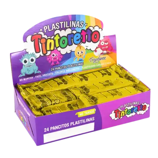 PLASTILINA 25 PANCITOS X24U AmariTINTORETTO