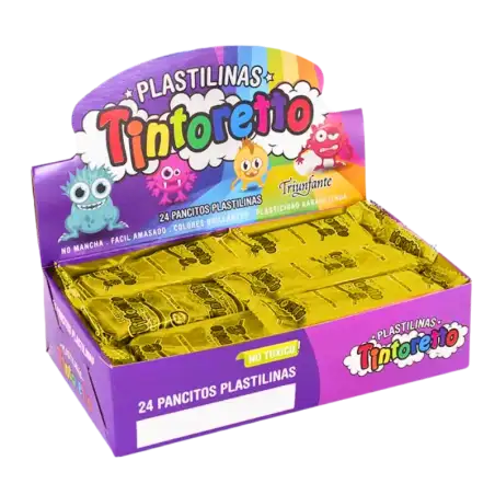 PLASTILINA 25 PANCITOS X24U AmariTINTORETTO