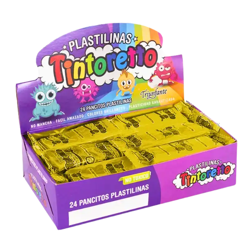 PLASTILINA 25 PANCITOS X24U AmariTINTORETTO