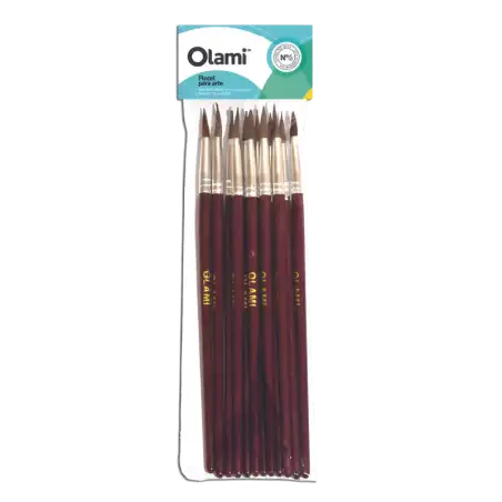 PINCEL REDONDO PONY N3 OLAMI X12U