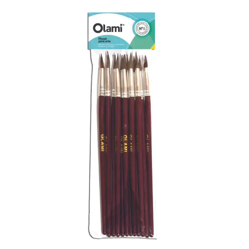 PINCEL REDONDO PONY N3 OLAMI X12U