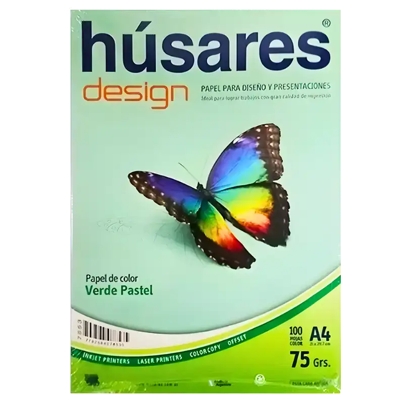 RESMA HUSARES A4 VERDE X100