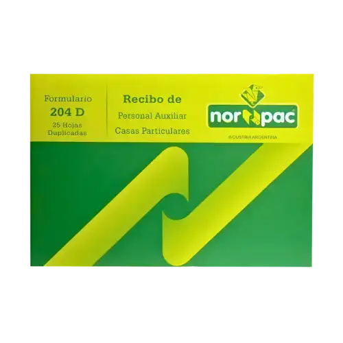 FORMULARIO NORPAC RECIBO HABERE PER/AUX