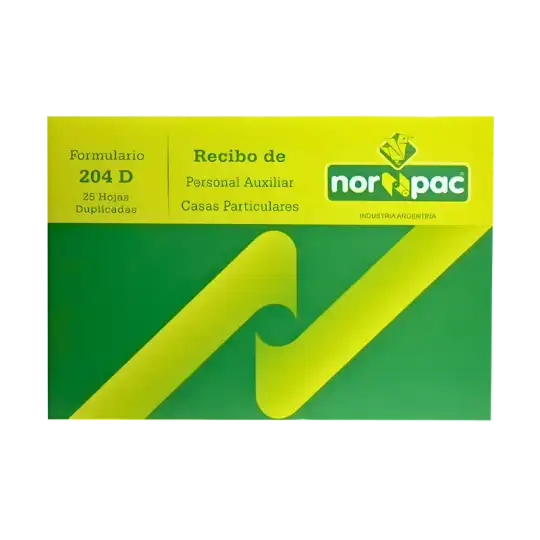 FORMULARIO NORPAC RECIBO HABERE PER/AUX