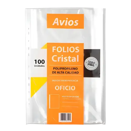 FOLIOS AVIOS OFICIO LIVIANO X100