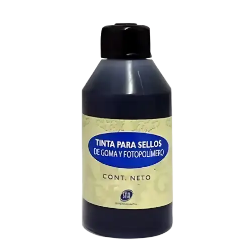 TINTA SELLOS DE GOMA STA NEGRO 30CC