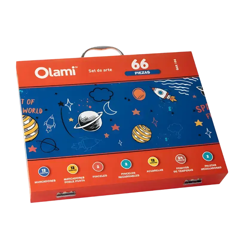 VALIJA DE 66 PIEZAS SPACE