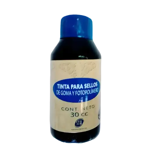 TINTA SELLOS DE GOMA STA AZUL 30CC