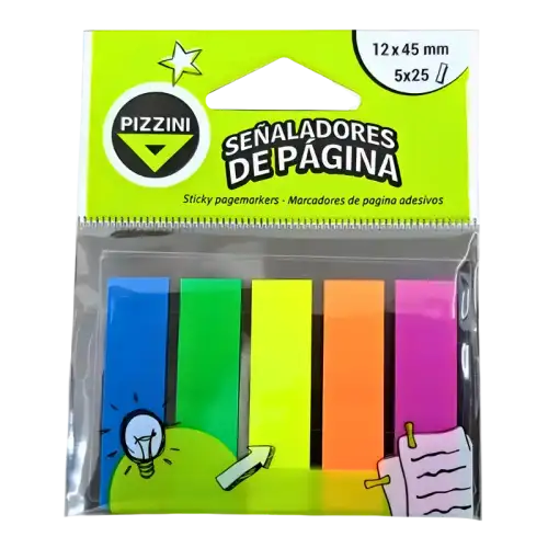 SENIALADORES FLUO PIZZINI 12X45MM X5