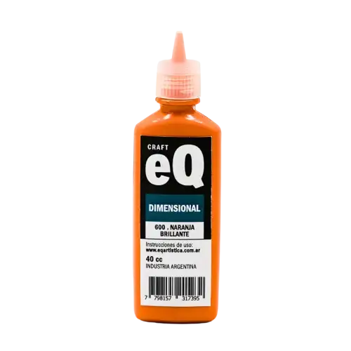 EQ DIMENSIONAL BRILLANTE NARANJA X40CC