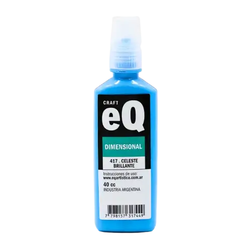 EQ DIMENSIONAL BRILLANTE CELESTE X40CC