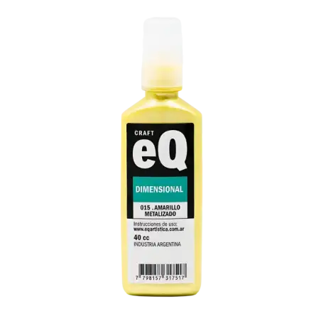 EQ DIMENSIONAL METALIZADO AMARILLO X40CC