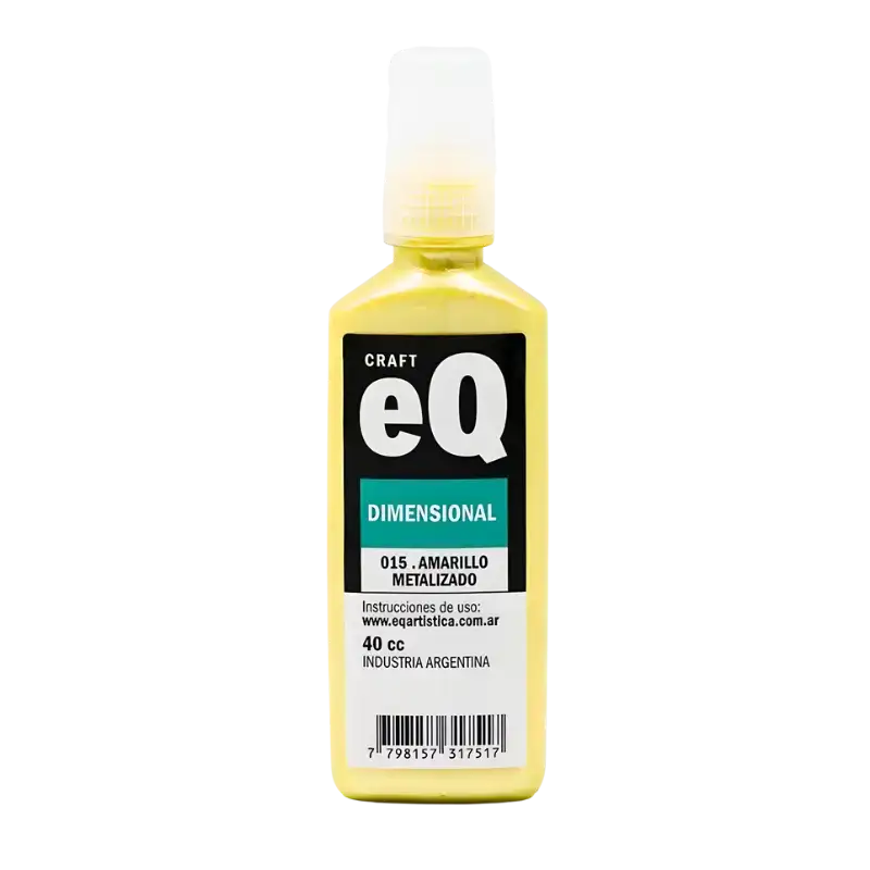 EQ DIMENSIONAL METALIZADO AMARILLO X40CC