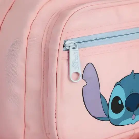 MOCHILA STITCH PINK MOOVING