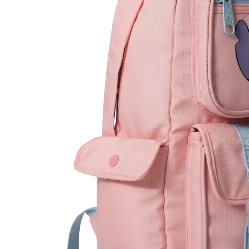 MOCHILA STITCH PINK MOOVING