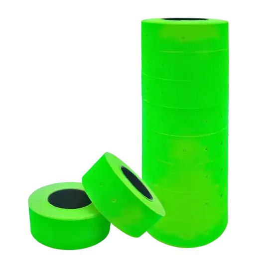 ROLLO PARA ETIQUETADORA VERDE X10 MOTEX
