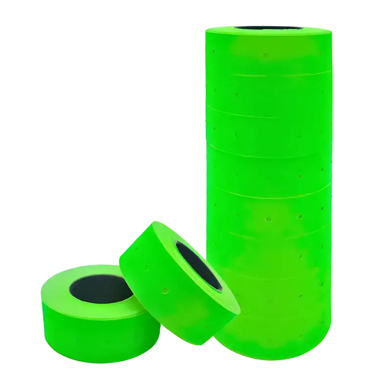 ROLLO PARA ETIQUETADORA VERDE X10 MOTEX