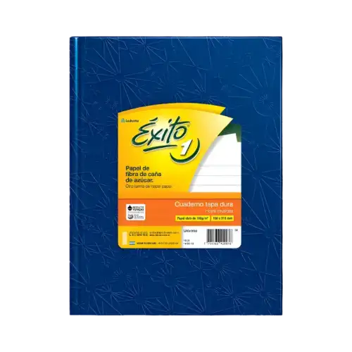 CUADERNO E1 16X21 ARANIA AZUL 100H RAY EXITO