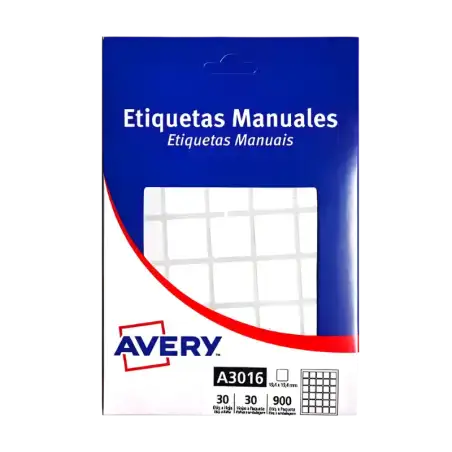 ETIQUETA  AVERY  3016 19.4MM X 19.4MM