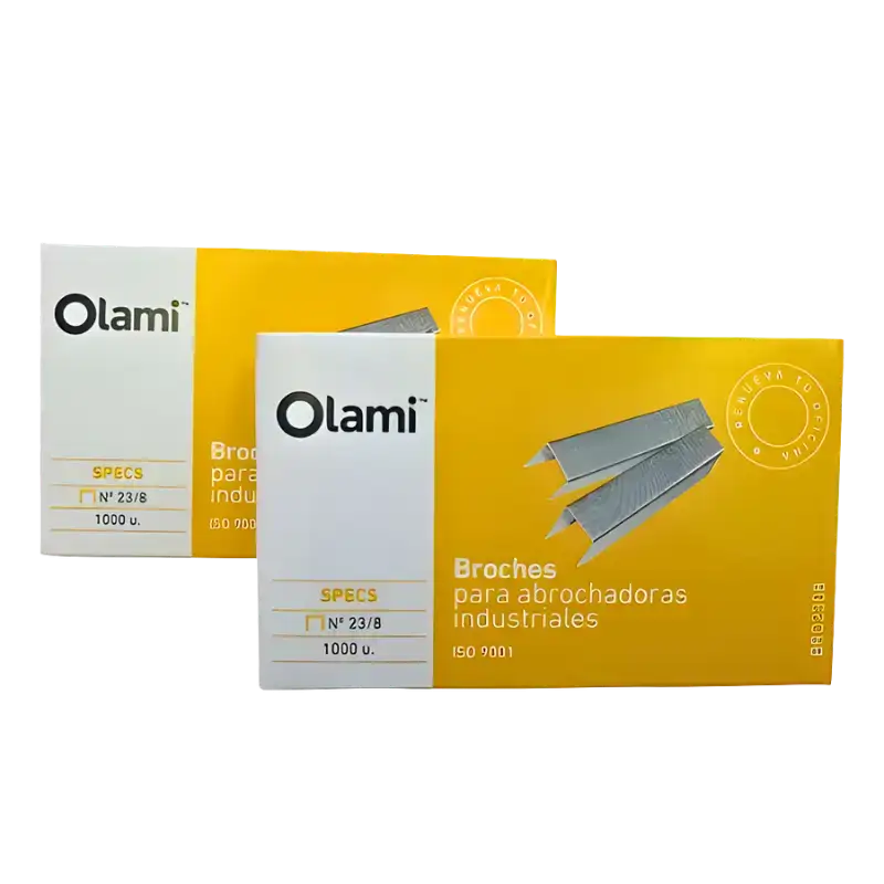 BROCHES P/ABROCHADORA INDUSTRIAL 23/8 OLAMI